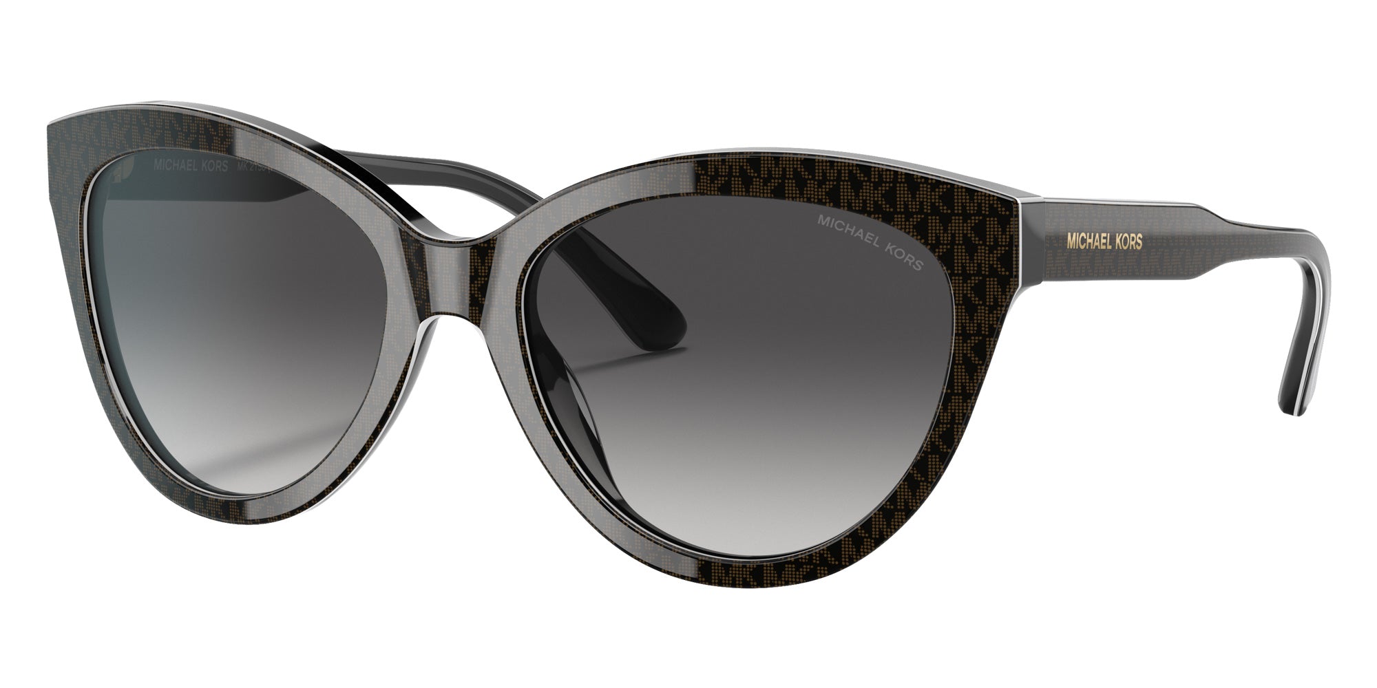 MICHAEL KORS MK2158 Makena 35658G 55 - Mk Signature Pvc Chocolate #id:mk215835658g_s:100105