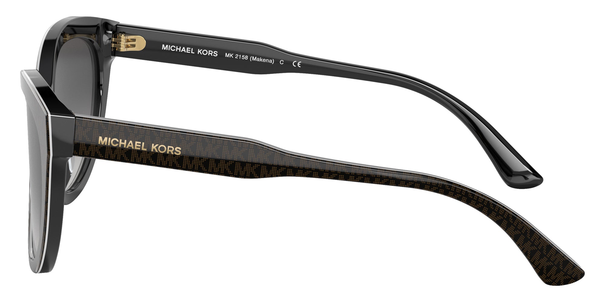 MICHAEL KORS MK2158 Makena 35658G 55 - Mk Signature Pvc Chocolate #id:mk215835658g_s:100110