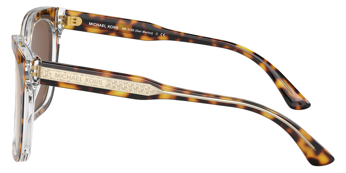 MICHAEL KORS MK2163 San Marino 31027P 52 - Dark Tortoise/Clear / Gold Mirrored #id:mk216331027p_s:100110