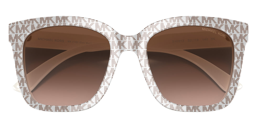 MICHAEL KORS MK2163 San Marino 310313 52 - Mk Repeat Print Vanilla / Brown Gradient #id:mk2163310313_s:100120