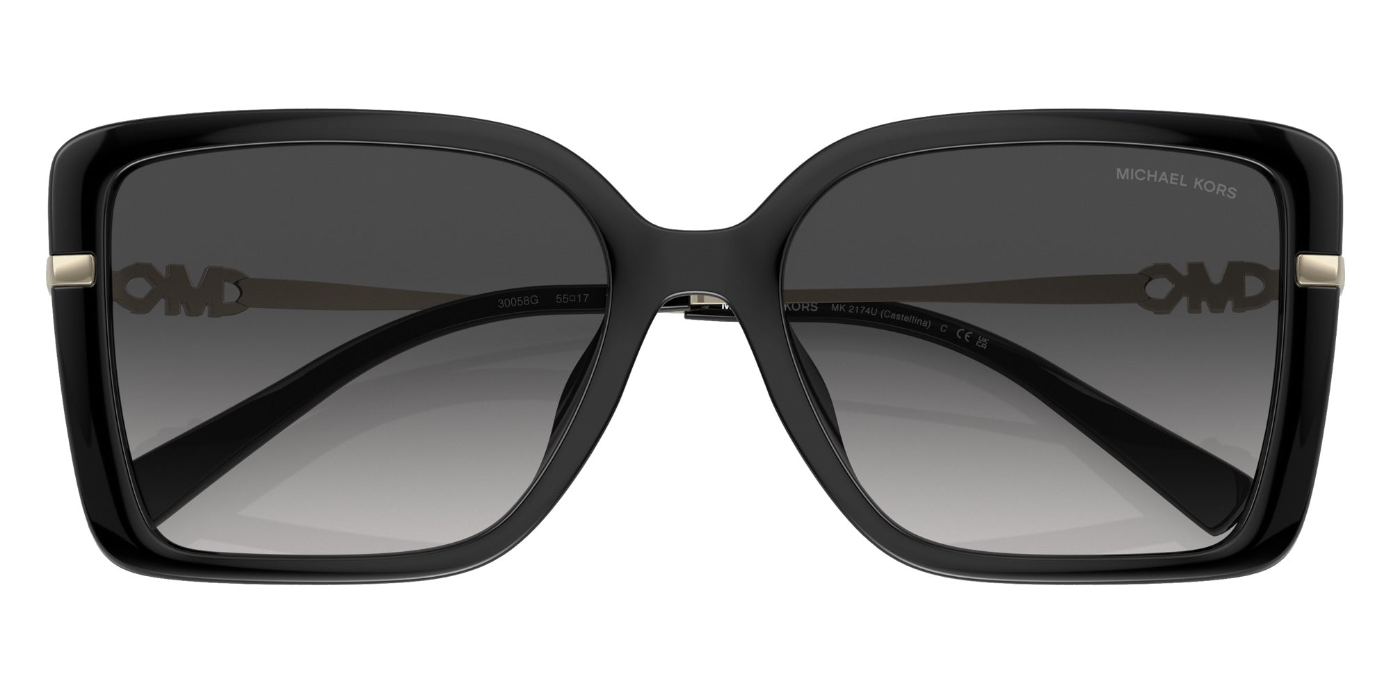 MICHAEL KORS MK2174U Castellina 30058G 55 - Black / Dark Gray Gradient #id:mk2174u30058g_s:100120