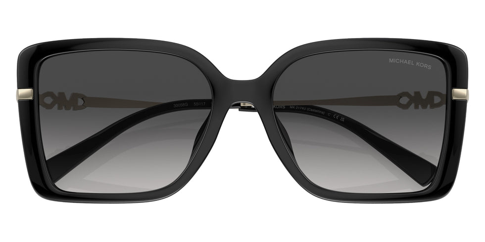MICHAEL KORS MK2174U Castellina 30058G 55 - Black / Dark Gray Gradient #id:mk2174u30058g_s:100120