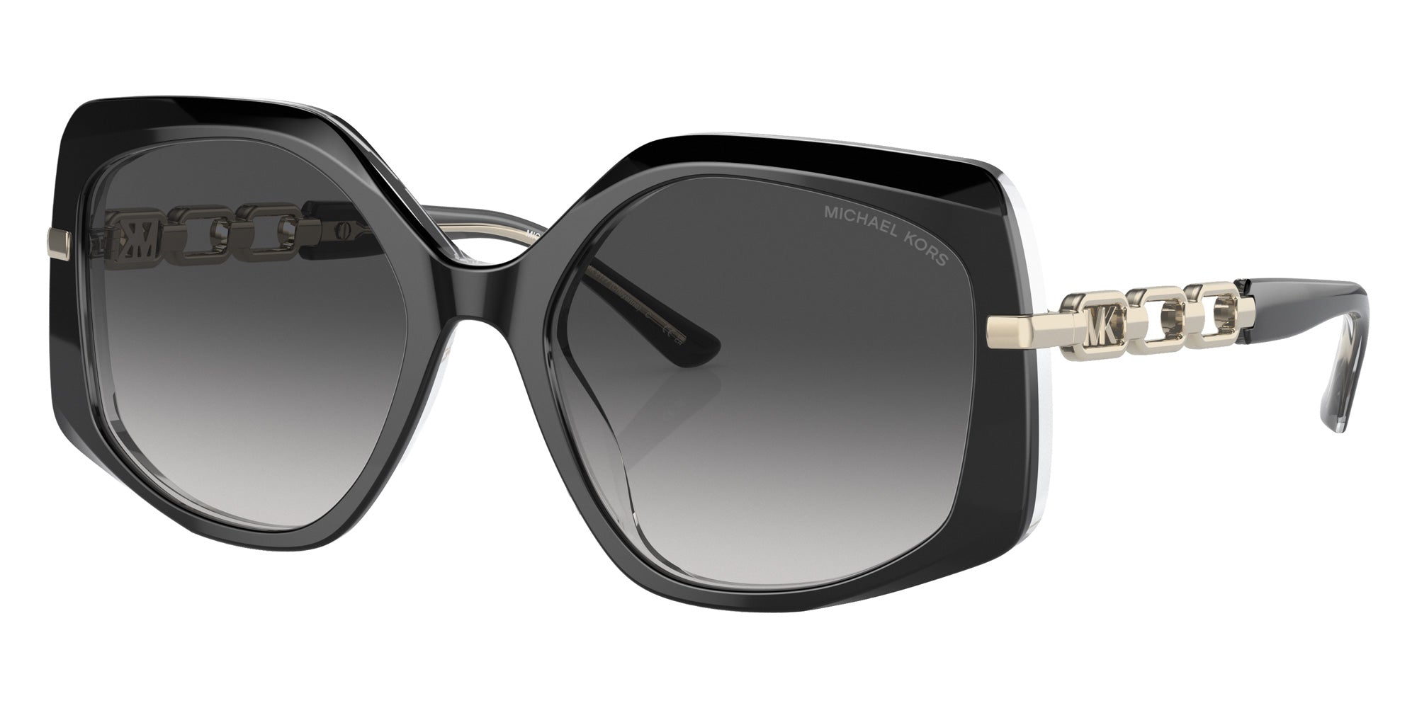 Michael Kors MK2177 Cheyenne 31068G 56 - Black/Clear Laminate #id:mk217731068g_s:100105