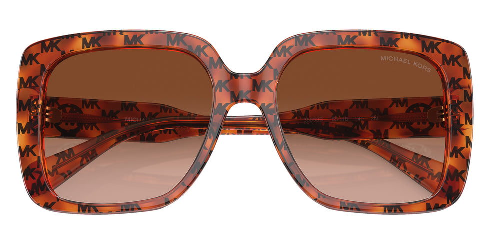 MICHAEL KORS MK2183U Mallorca 35553B 55 - Amber Mk Heritage / Brown Gradient #id:mk2183u35553b_s:100120