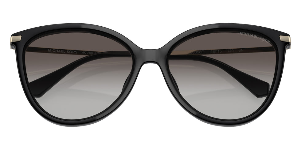 MICHAEL KORS MK2184U Dupont 30058G 58 - Black / Dark Gray Gradient #id:mk2184u30058g_s:100120