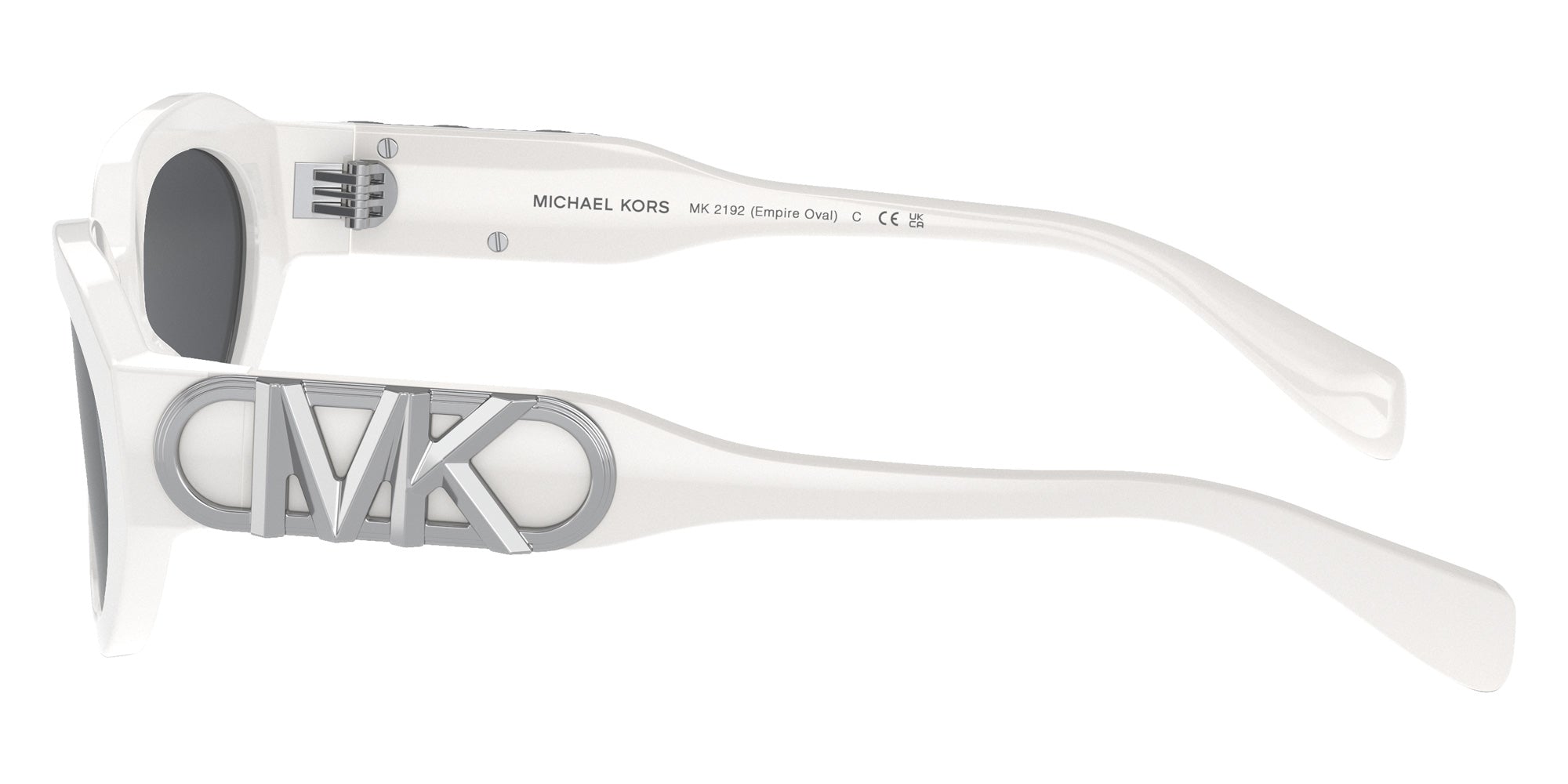 MICHAEL KORS MK2192 Empire Oval 310087 53 - Optic White / Gray Solid #id:mk2192310087_s:100110