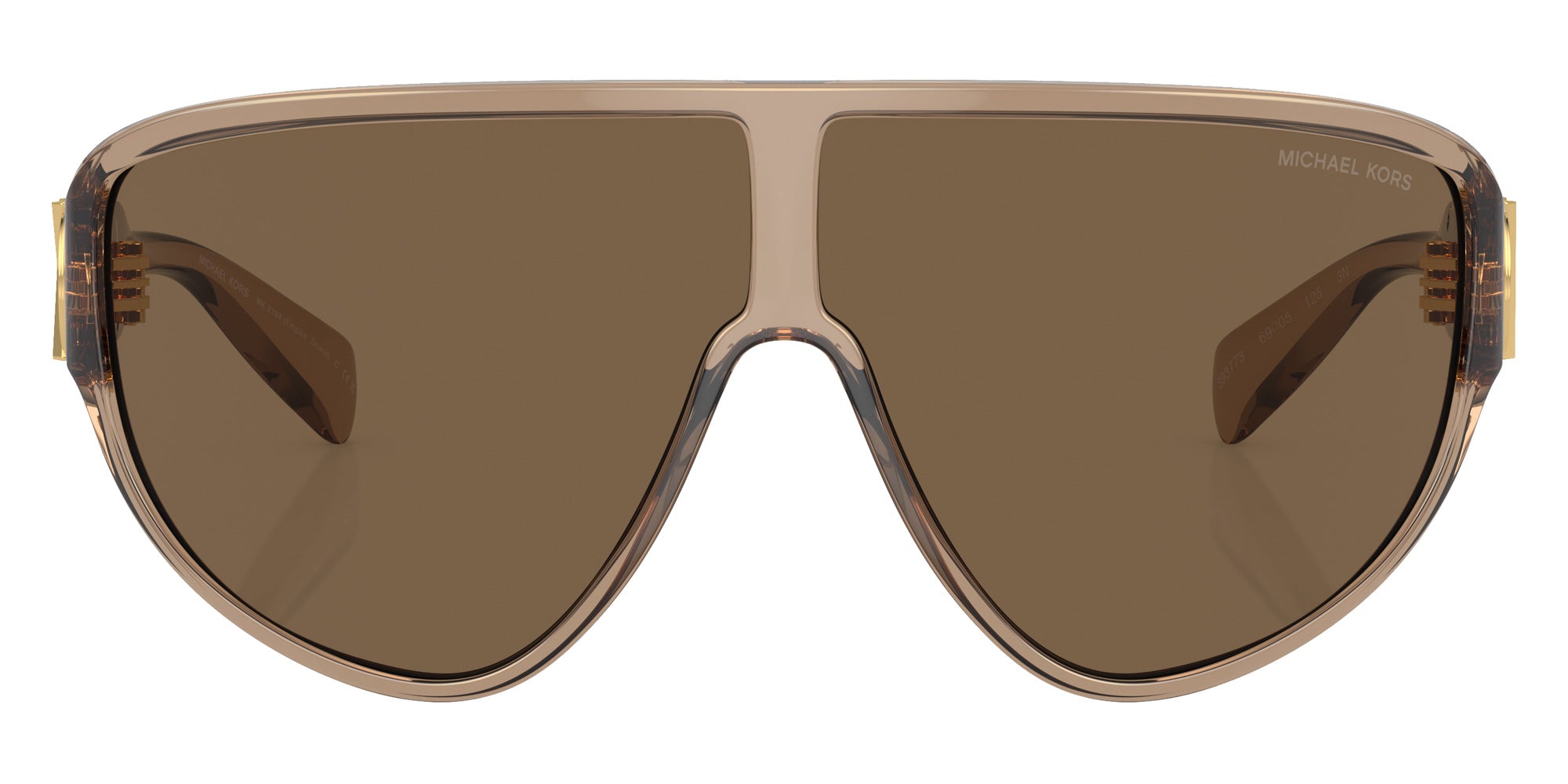 MICHAEL KORS MK2194 Empire Shield 393773 69 - Brown Transparent / Dark Brown #id:mk2194393773_s:100100