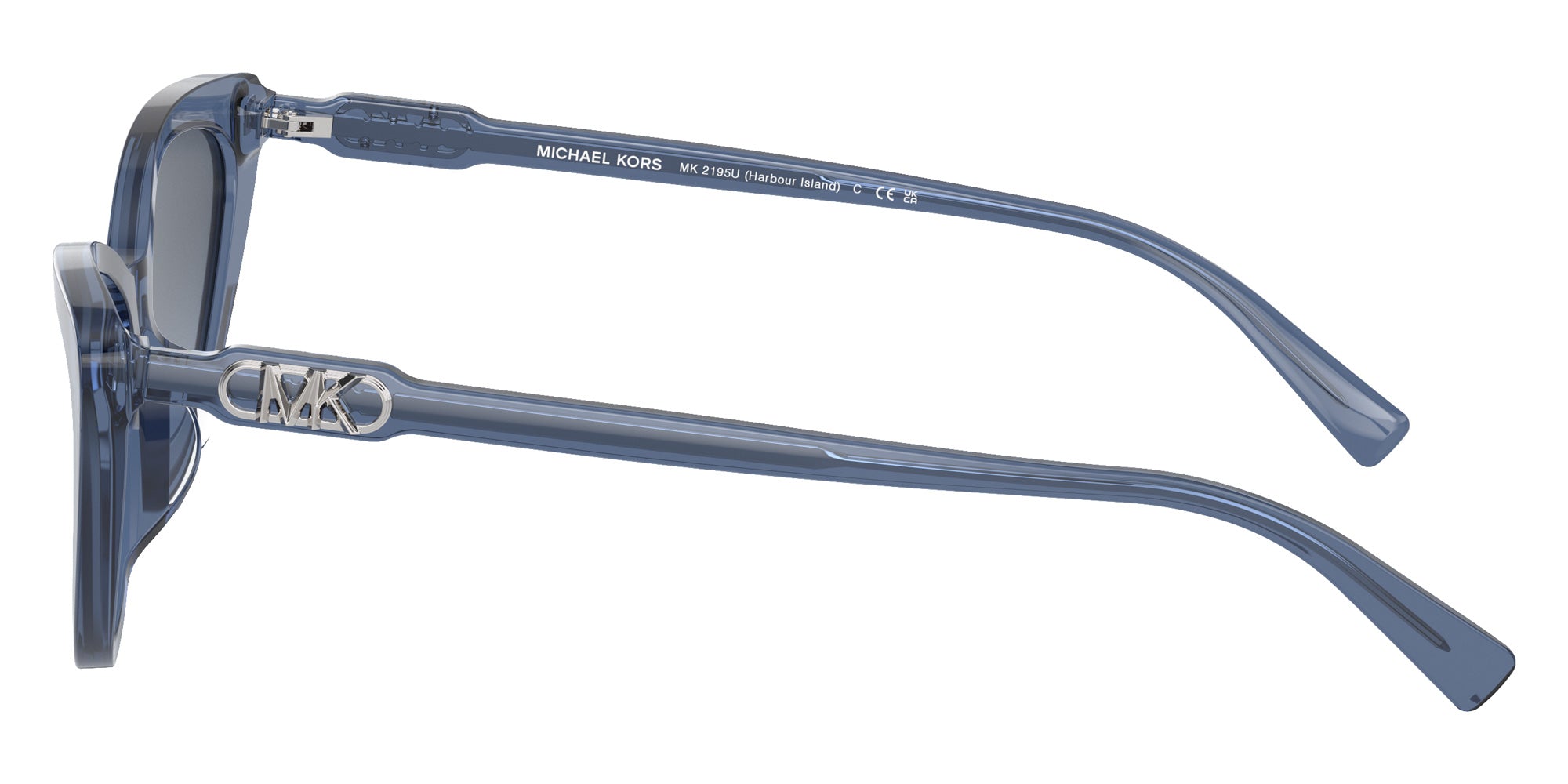 MICHAEL KORS MK2195U Harbour Island 39568F 56 - Blue Transparent / Blue Gradient #id:mk2195u39568f_s:100110