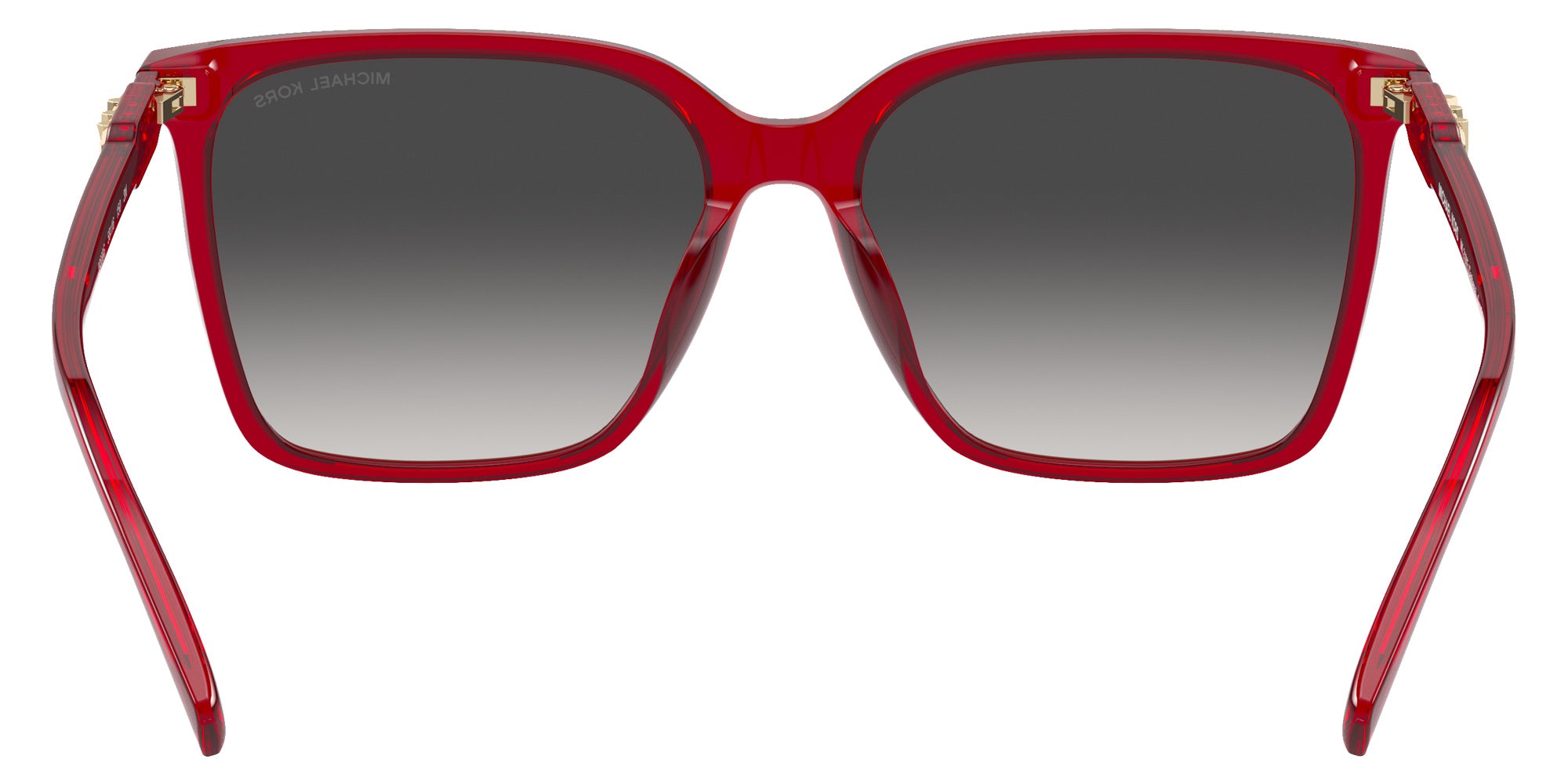 MICHAEL KORS MK2197F Canberra 39558G 58 - Red Transparent / Dark Gray Gradient #id:mk2197f39558g_s:100115