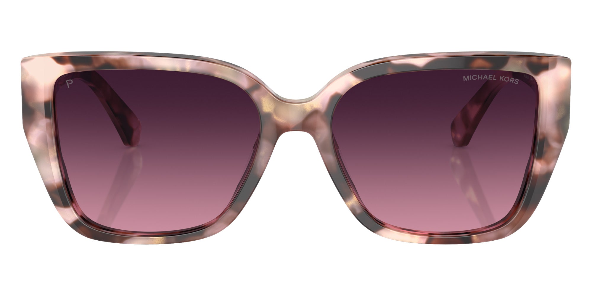 MICHAEL KORS MK2199 Acadia 3946F4 55 - Pink Pearlized Tortoise / Burgundy Gradient Polarized #id:mk21993946f4_s:100100