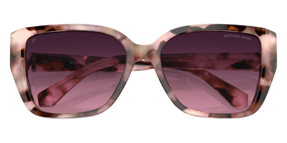 MICHAEL KORS MK2199 Acadia 3946F4 55 - Pink Pearlized Tortoise / Burgundy Gradient Polarized #id:mk21993946f4_s:100120