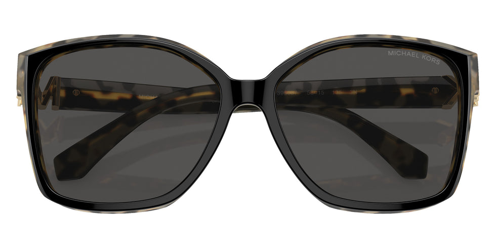MICHAEL KORS MK2201 Malia 395087 58 - Black/Amber Tortoise / Dark Gray Solid #id:mk2201395087_s:102120