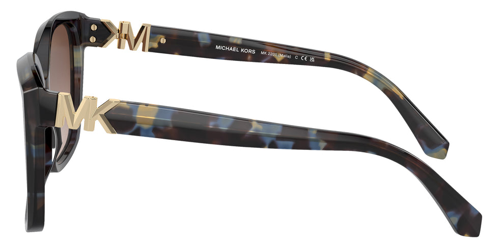 MICHAEL KORS MK2201 Malia 395213 58 - Bright Blue Tortoise / Brown Gradient #id:mk2201395213_s:104110