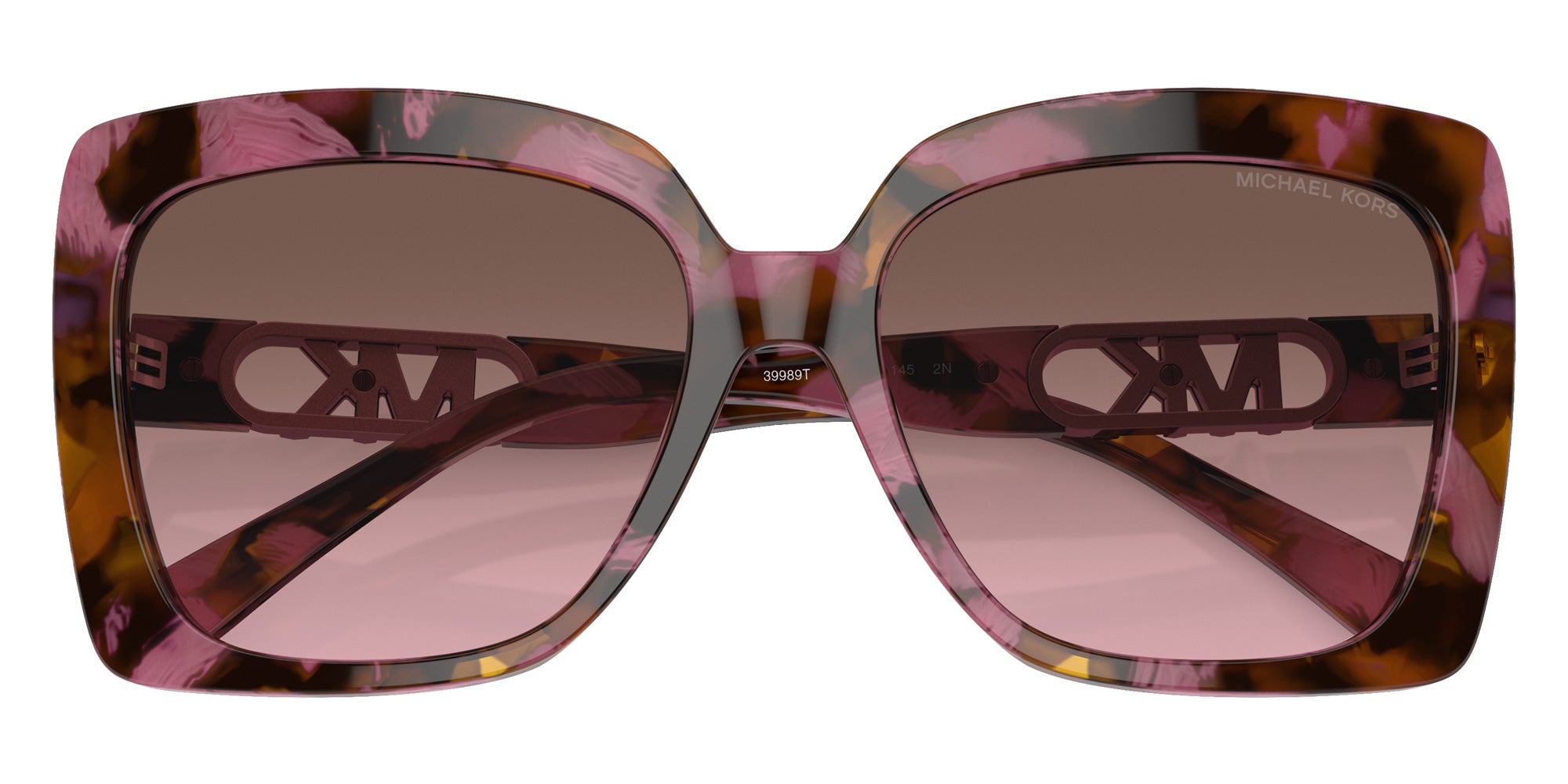 Michael Kors MK2213F Nice 39989T 58 - Plum Graphic Tortoise #id:mk2213f39989t_s:100120
