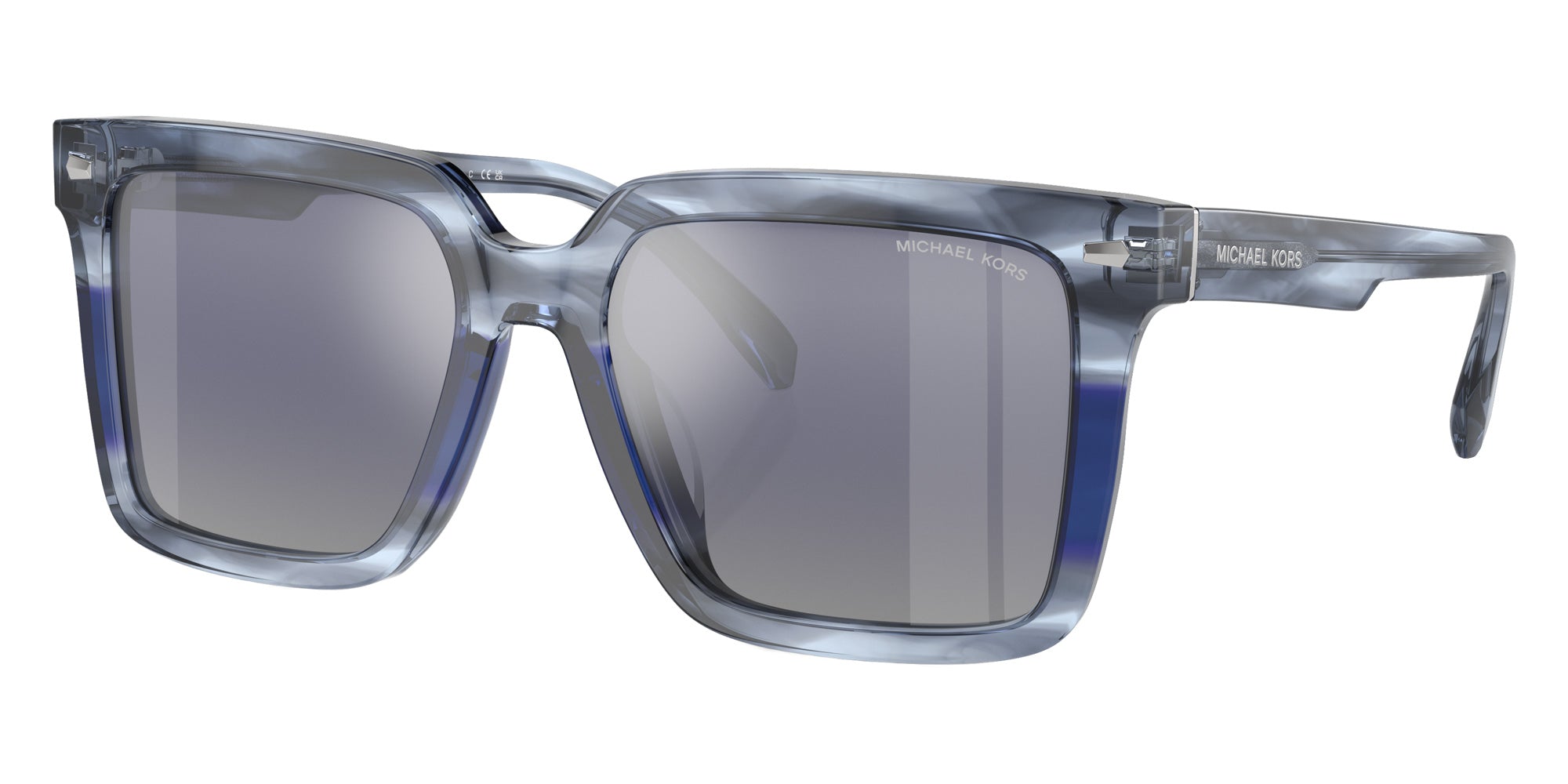MICHAEL KORS MK2217U Abruzzo 39796I 55 - Blue Horn / Blue Mirrored Gradient #id:mk2217u39796i_s:100105