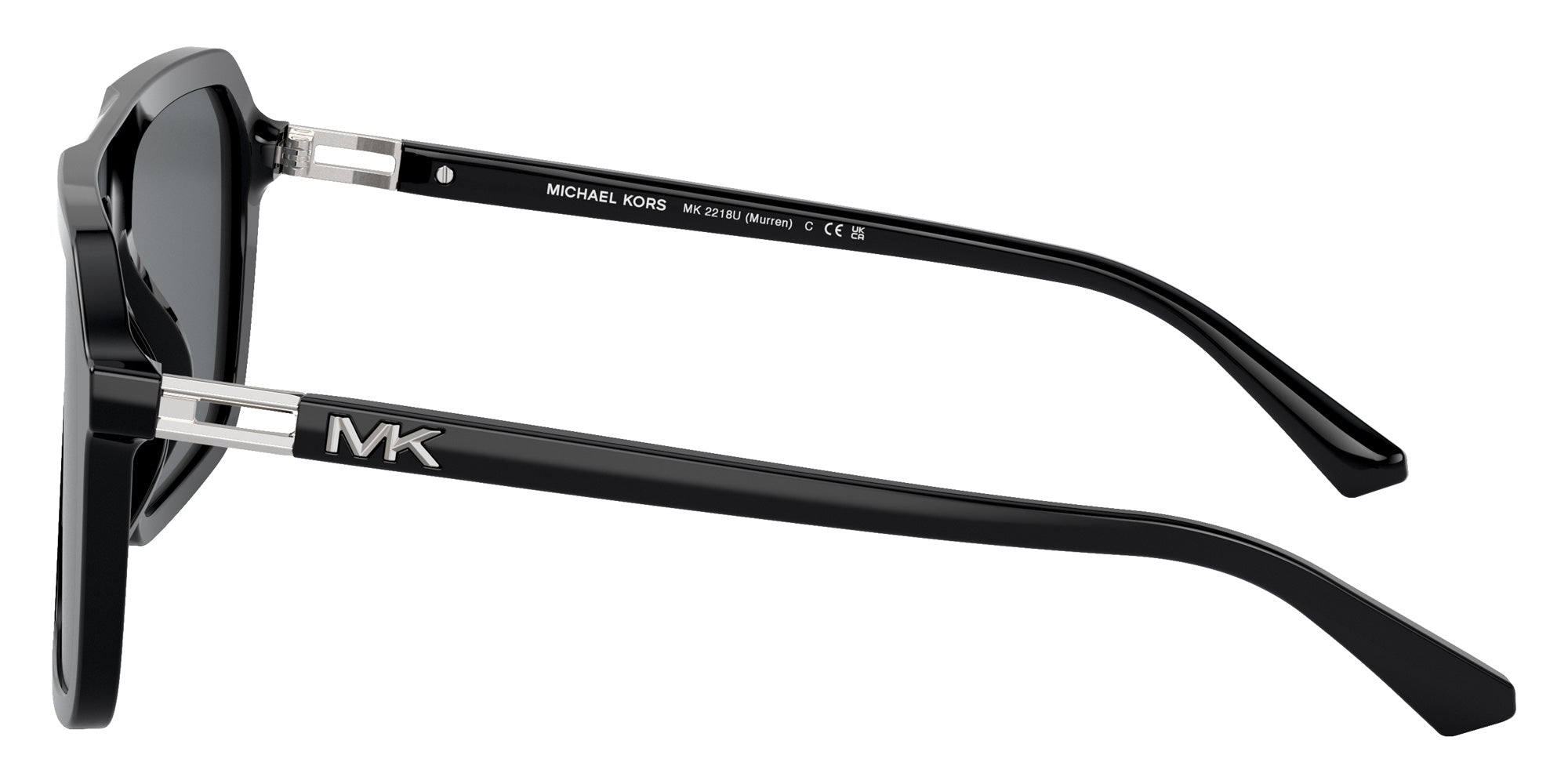 MICHAEL KORS MK2218U Murren 300587 58 - Black / Dark Gray Solid #id:mk2218u300587_s:100110