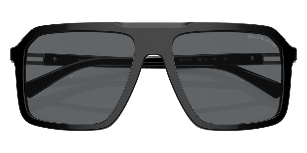 MICHAEL KORS MK2218U Murren 300587 58 - Black / Dark Gray Solid #id:mk2218u300587_s:100120