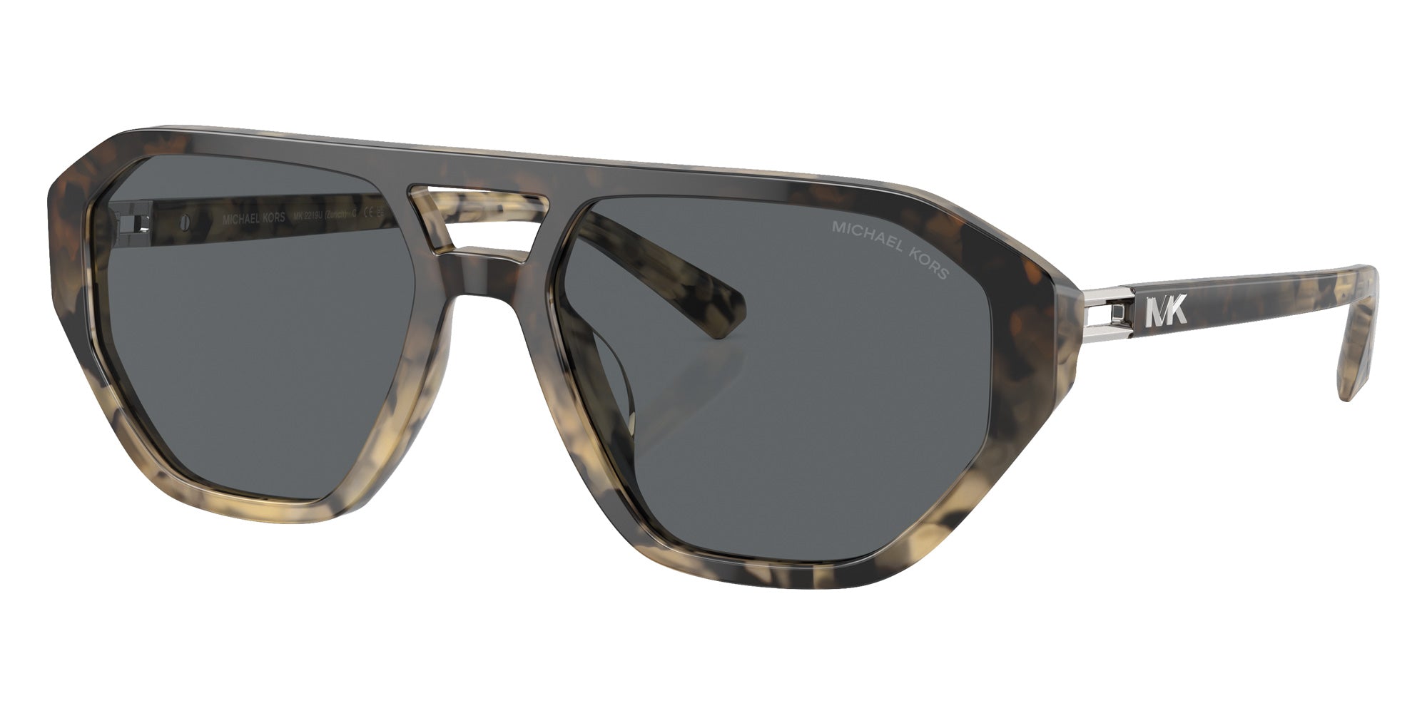 MICHAEL KORS MK2219U Zurich 394287 57 - Black Gray Gradient Tortoise #id:mk2219u394287_s:100105