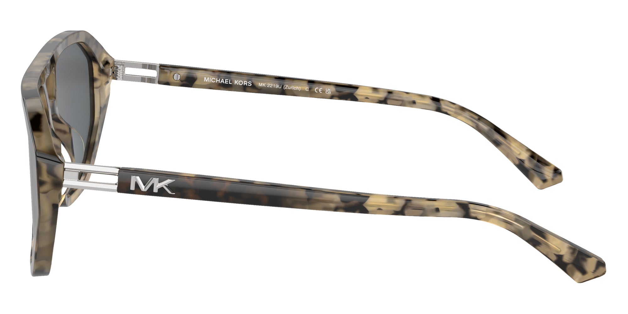 MICHAEL KORS MK2219U Zurich 394287 57 - Black Gray Gradient Tortoise #id:mk2219u394287_s:100110