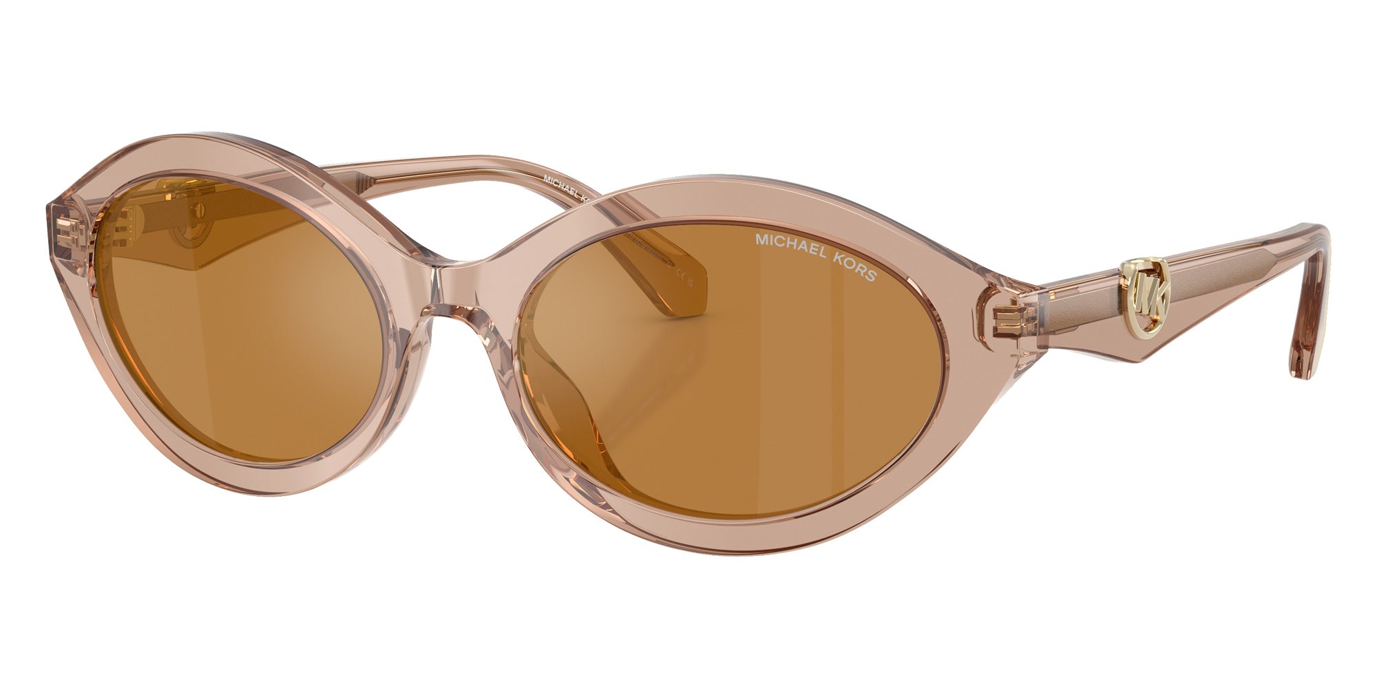 MICHAEL KORS MK2257U Carlazzo 34016H 55 - Transparent Tan / Gold Mirrored #id:mk2257u34016h_s:100105