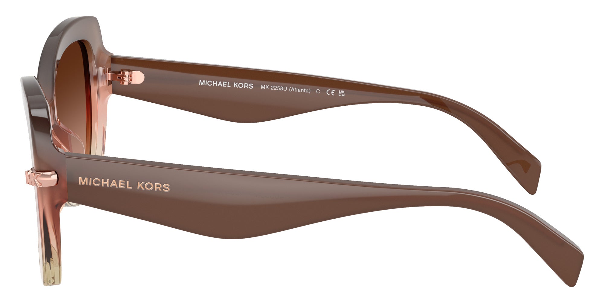 MICHAEL KORS MK2258U Atlanta 40355M 55 - Soft Pink / Soft Pink Gradient #id:mk2258u40355m_s:100110