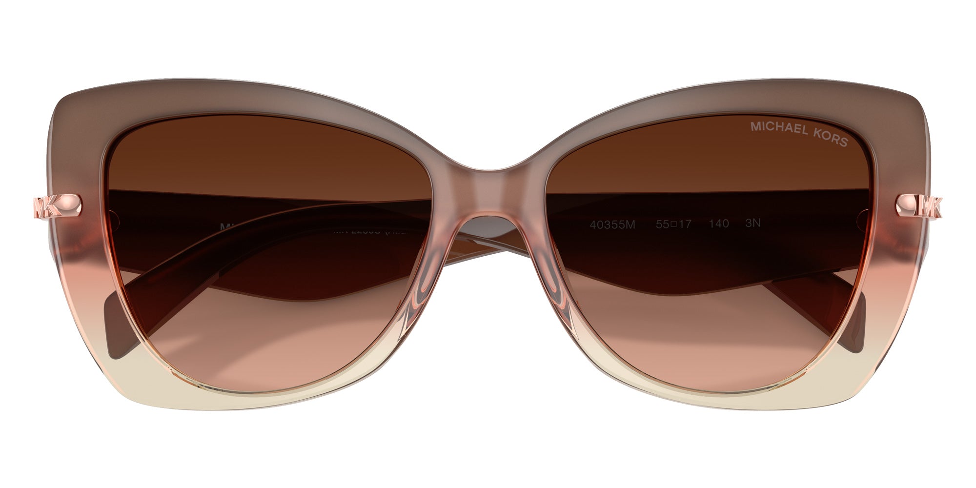 MICHAEL KORS MK2258U Atlanta 40355M 55 - Soft Pink / Soft Pink Gradient #id:mk2258u40355m_s:100120