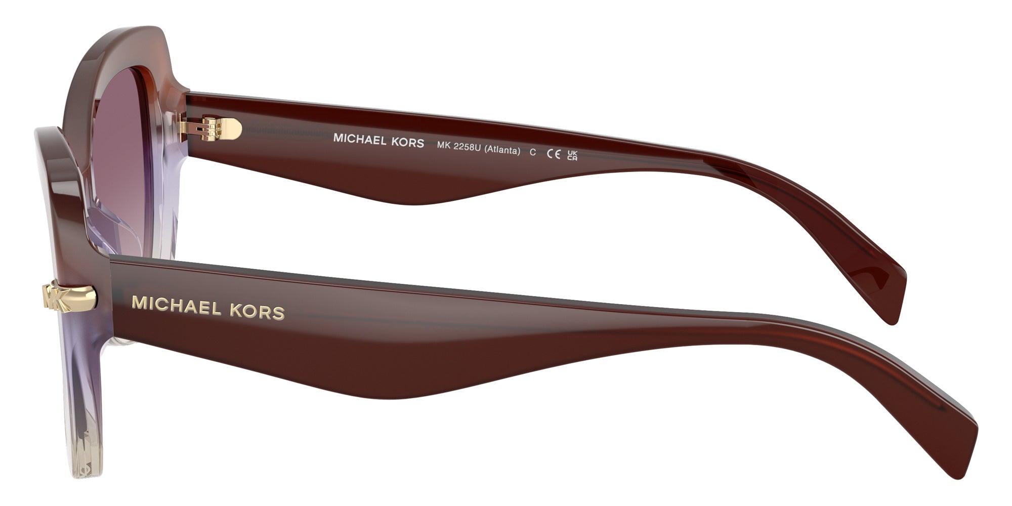 MICHAEL KORS MK2258U Atlanta 40366X 55 - Gradient Wine / Purple Gradient Mirrored #id:mk2258u40366x_s:100110