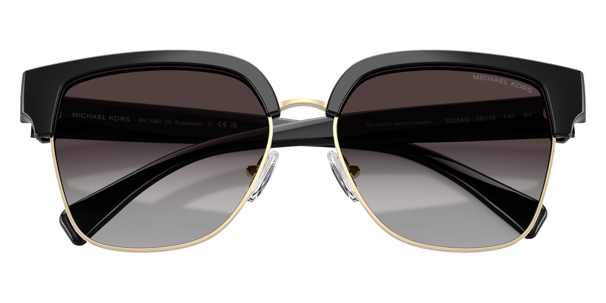 MICHAEL KORS MK2262 St. Eustatius 30058G 56 - Black / Light Gray Gradient #id:mk226230058g_s:100120