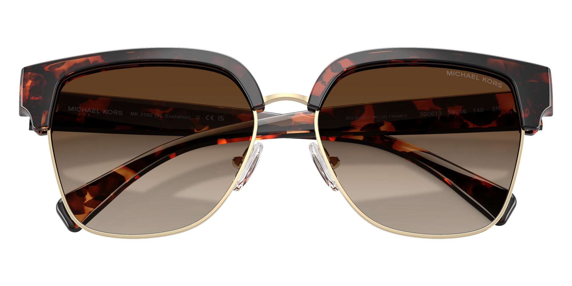 MICHAEL KORS MK2262 St. Eustatius 300613 56 - Dark Tortoise / Smoke Gradient #id:mk2262300613_s:102120