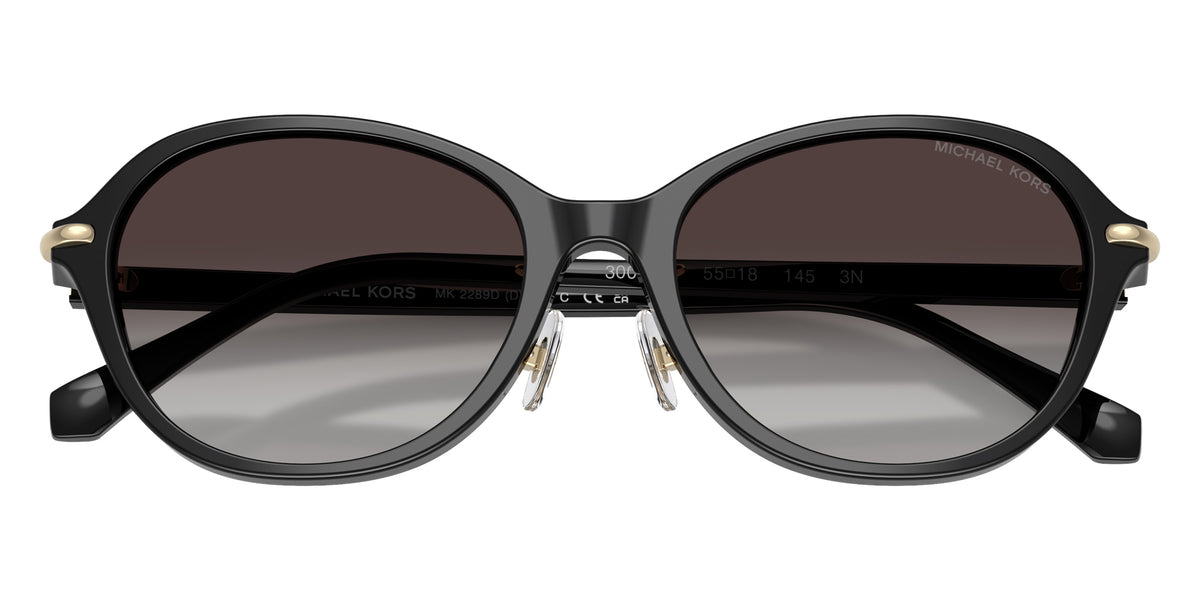 MICHAEL KORS MK2289D Dehli 30058G 55 - Black / Gray Gradient #id:mk2289d30058g_s:100120