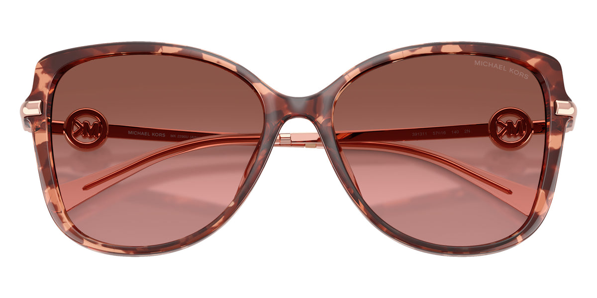 MICHAEL KORS MK2290U Athens 391311 57 - Pink Tortoise / Brown Rose Gradient #id:mk2290u391311_s:102120