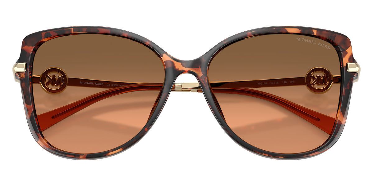 MICHAEL KORS MK2290U Athens 403118 57 - Luggage Tortoise / Orange Gradient Light Gray #id:mk2290u403118_s:106120
