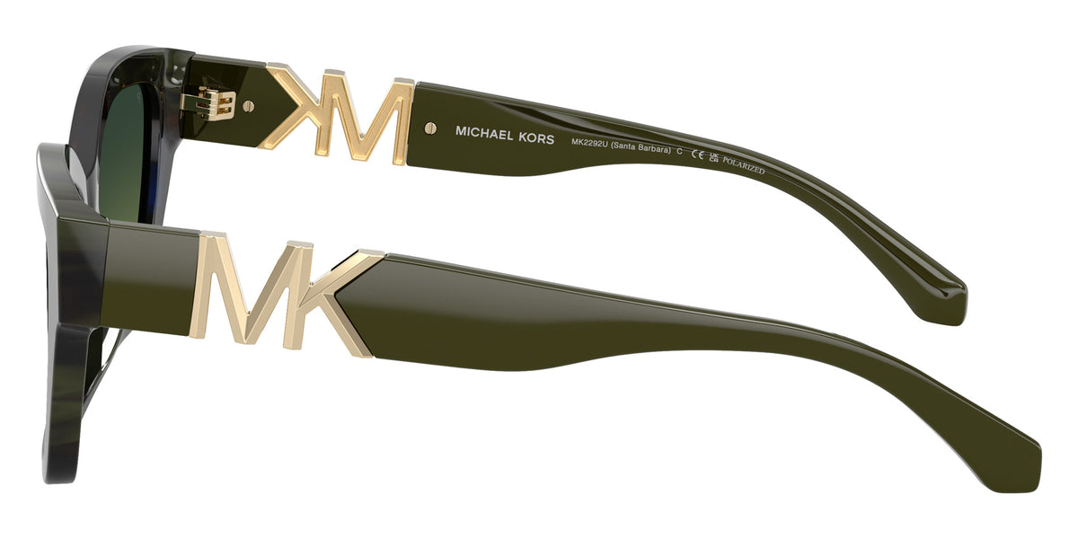 MICHAEL KORS MK2292U Santa Barbara 3902T4 55 - Olive Camo Tortoise / Olive Polarized #id:mk2292u3902t4_s:102110