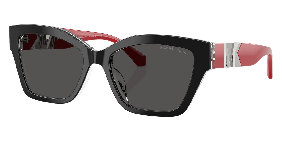 MICHAEL KORS MK2292U Santa Barbara 391687 55 - Black Zebra Laminate / Gray #id:mk2292u391687_s:104105