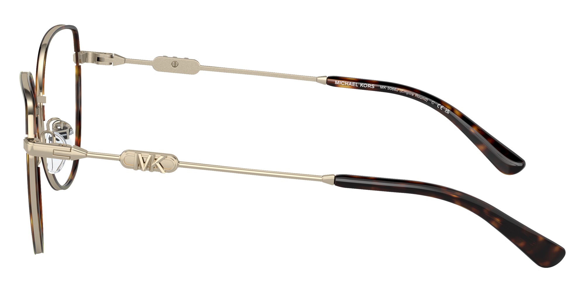 MICHAEL KORS MK3066J Empire Round 1016 53 - Light Gold/Dark Tortoise #id:mk3066j1016_s:100110