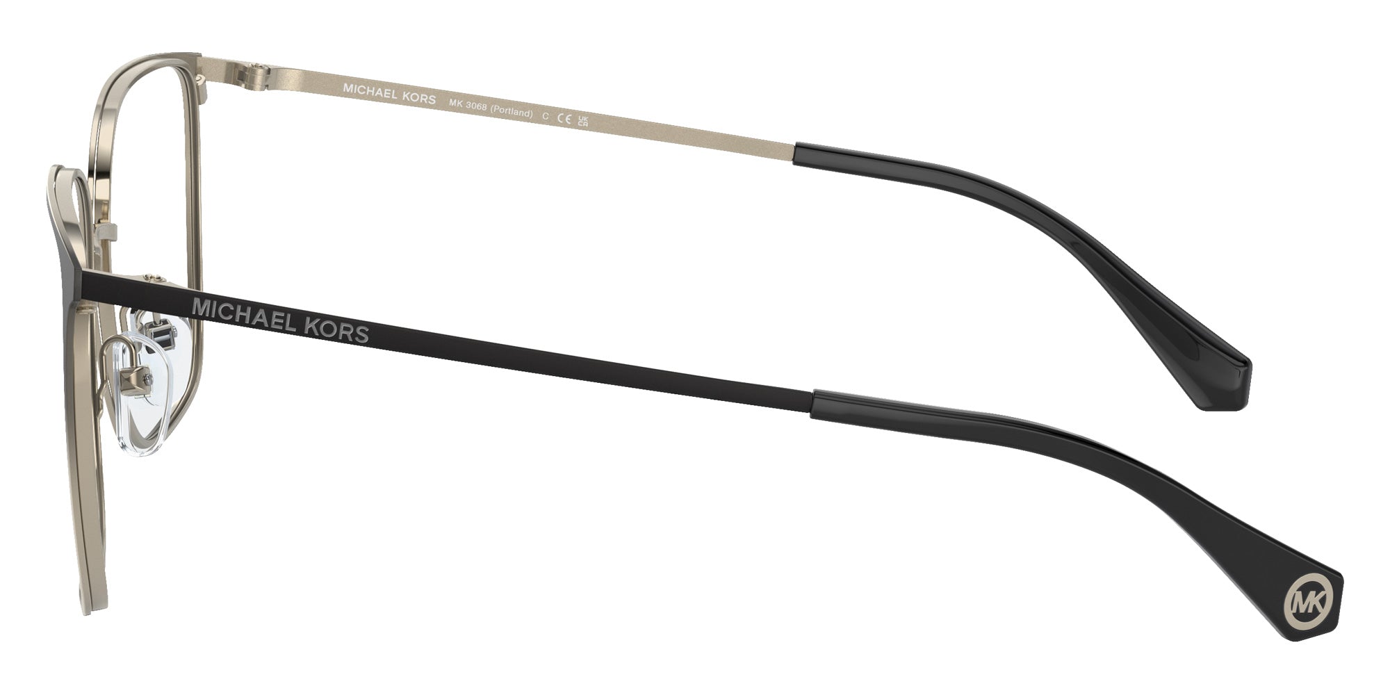 MICHAEL KORS MK3068 Portland 1001 54 - Black Light Gold Gradient #id:mk30681001_s:100110