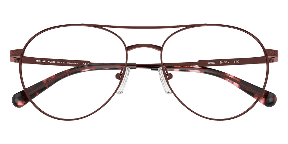 MICHAEL KORS MK3069 Edgartown 1896 54 - Transparent Cordovan Metal #id:mk30691896_s:100120