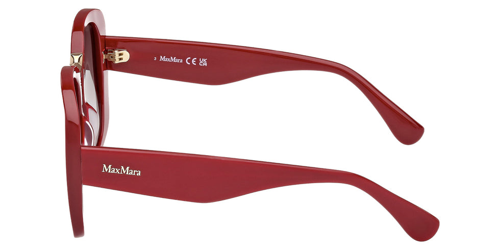 Max Mara MM0092 BRIDGE 69B 55 - Shiny Bordeaux / Gradient Smoke #id:mm009269b_s:100110