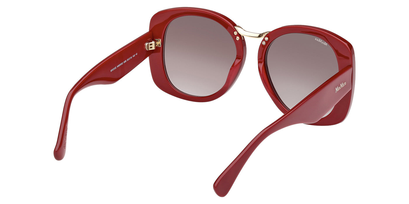 Max Mara MM0092 BRIDGE 69B 55 - Shiny Bordeaux / Gradient Smoke #id:mm009269b_s:100125
