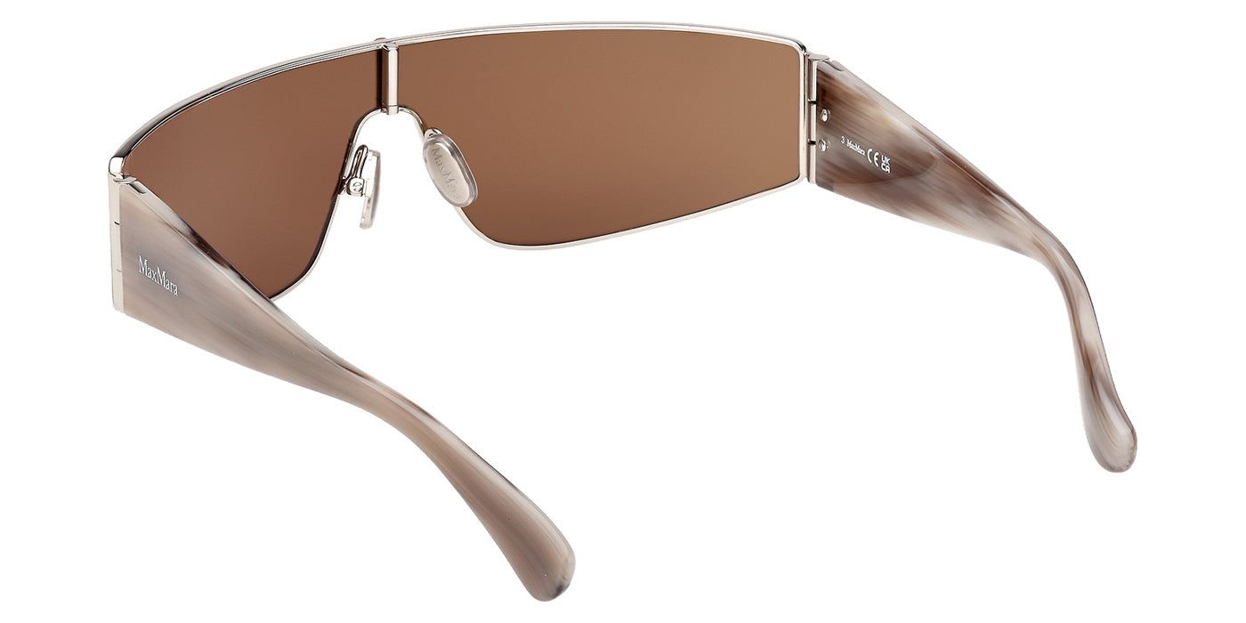 Max Mara MM0164 SPACE 16E 134 - Shiny Palladium / Brown #id:mm016416e_s:104115
