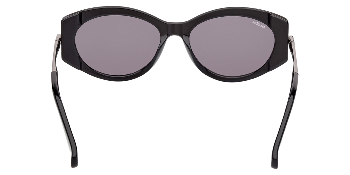Max Mara MM0167 ROQUEBRUNE 1 01A 54 - Shiny Black / Smoke #id:mm016701a_s:100120