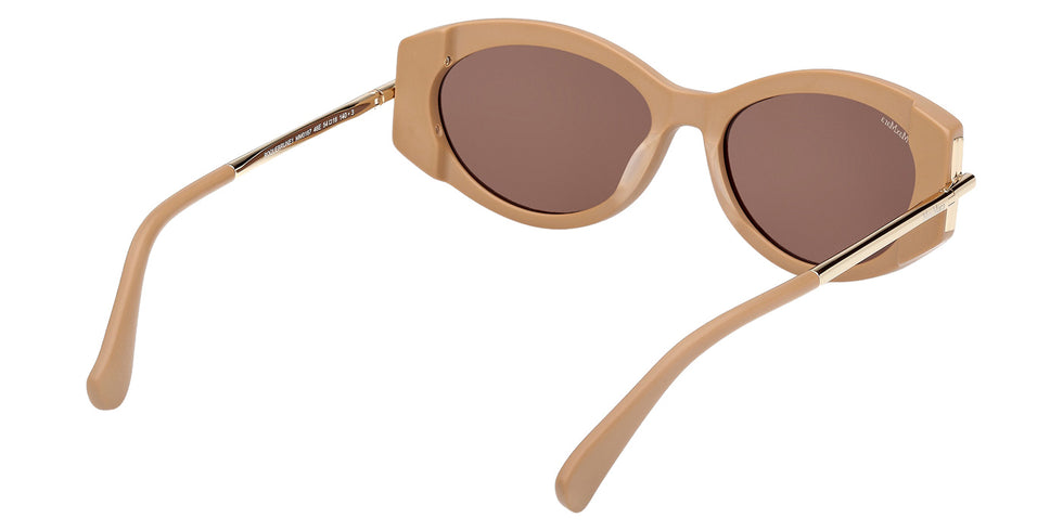 Max Mara MM0167 ROQUEBRUNE 1 46E 54 - Matte Light Brown / Brown #id:mm016746e_s:102125