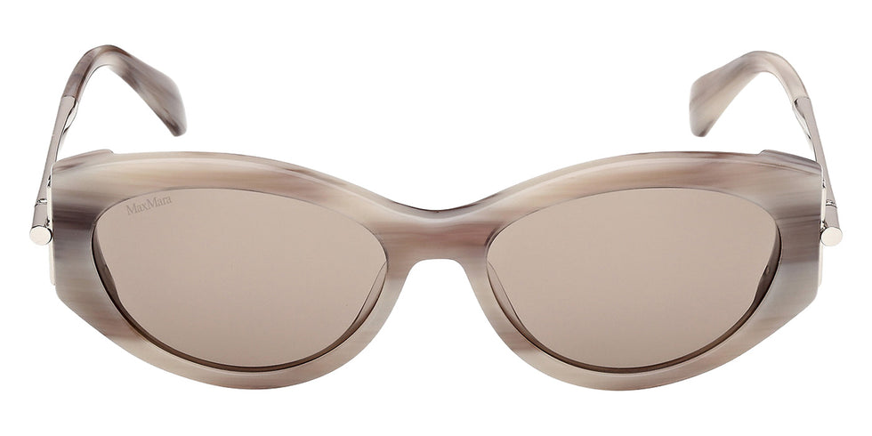 Max Mara MM0167 ROQUEBRUNE 1 60E 54 - Beige Horn / Brown #id:mm016760e_s:104100