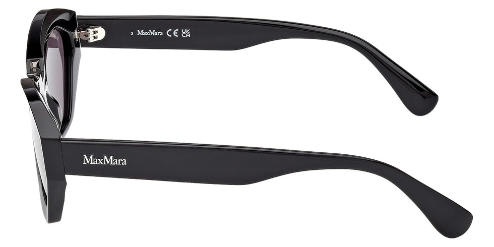 Max Mara MM0169 KATE 01A 54 - Shiny Black / Smoke #id:mm016901a_s:100110