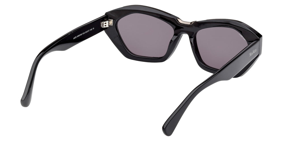 Max Mara MM0169 KATE 01A 54 - Shiny Black / Smoke #id:mm016901a_s:100125