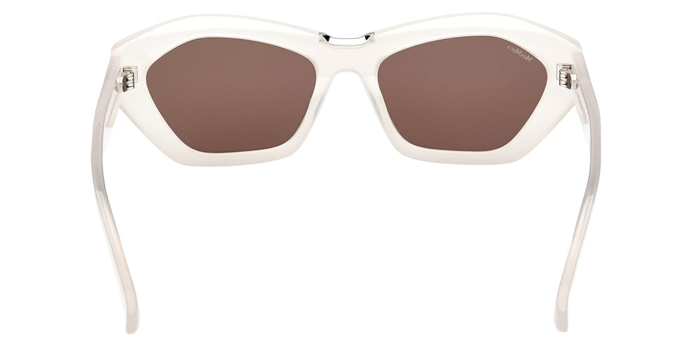 Max Mara MM0169 KATE 25E 54 - Shiny Ivory / Brown #id:mm016925e_s:102120