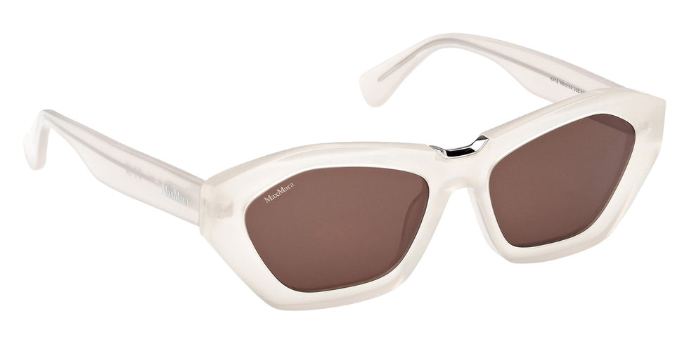 Max Mara MM0169 KATE 25E 54 - Shiny Ivory / Brown #id:mm016925e_s:102135
