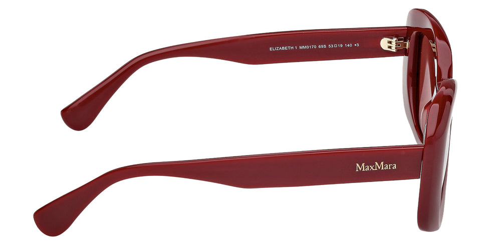 Max Mara MM0170 ELIZABETH 1 69S 53 - Shiny Bordeaux / Bordeaux #id:mm017069s_s:106130