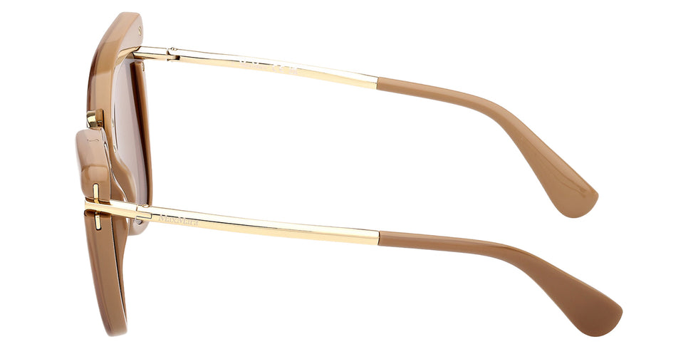 Max Mara MM0186 46E 55 - Shiny Light Brown / Brown 46E #id:mm018646e_s:102110