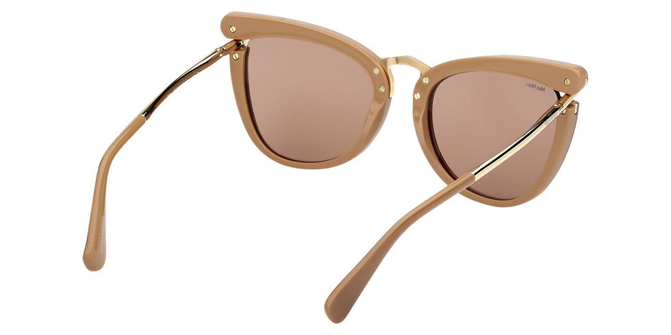 Max Mara MM0186 46E 55 - Shiny Light Brown / Brown 46E #id:mm018646e_s:102125